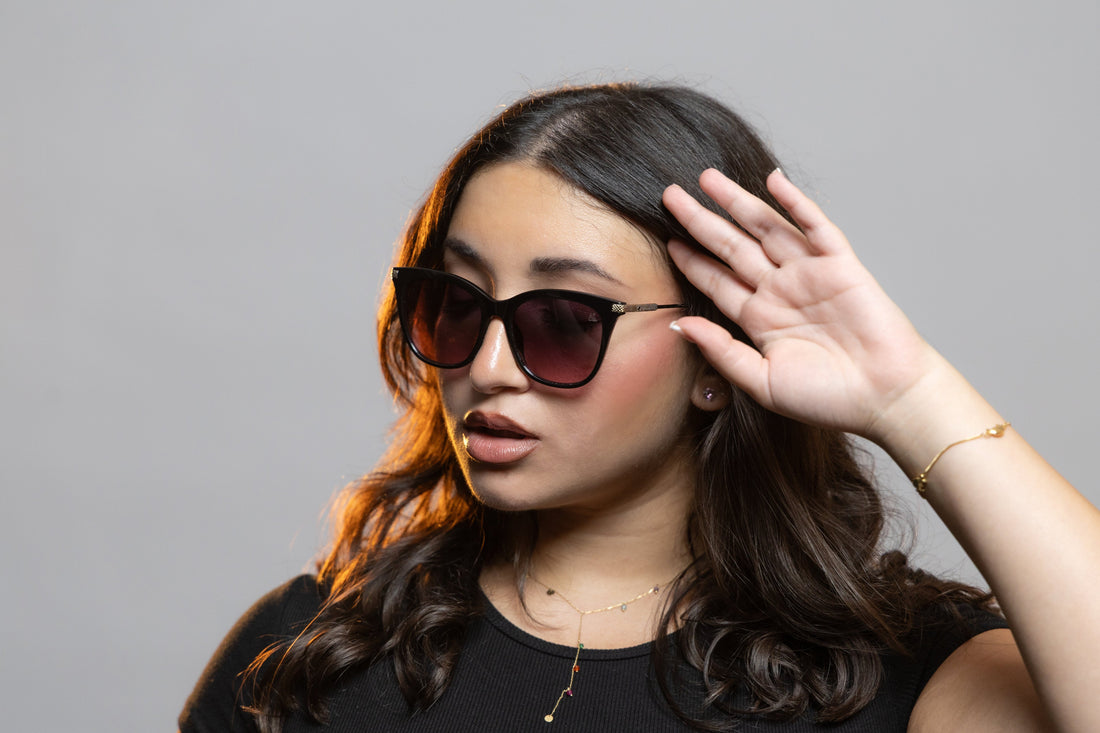 Marquise in Black & Rose