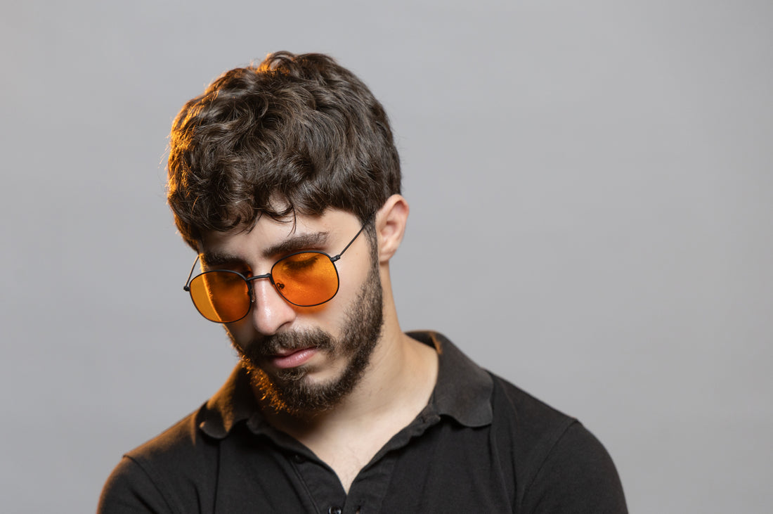 Spencer in Black & Orange